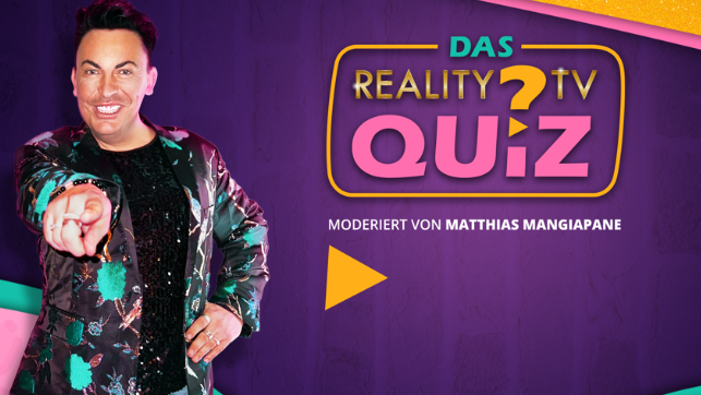 Das Reality TV Quiz - mit Matthias Mangiapane