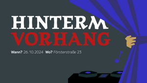 Hinterm Vorhang