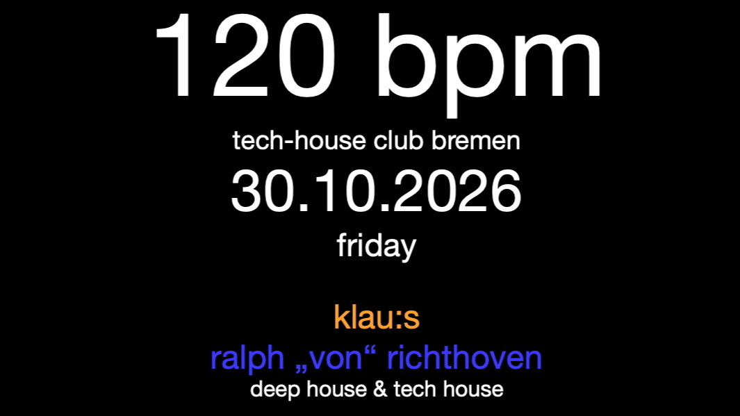 120 bpm club bremen