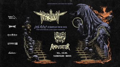 LAST RITES European Tour mit Harlott (20. Jubiläum & Album Release), Struck A Nerve und Amputator