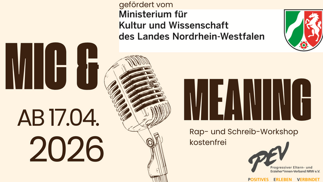 Mic & Meaning - Rap- und Schreib- Workshop