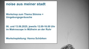 "Noise aus meiner Stadt – Experimente mit Stimme und Umgebungsgeräuschen" Workshop