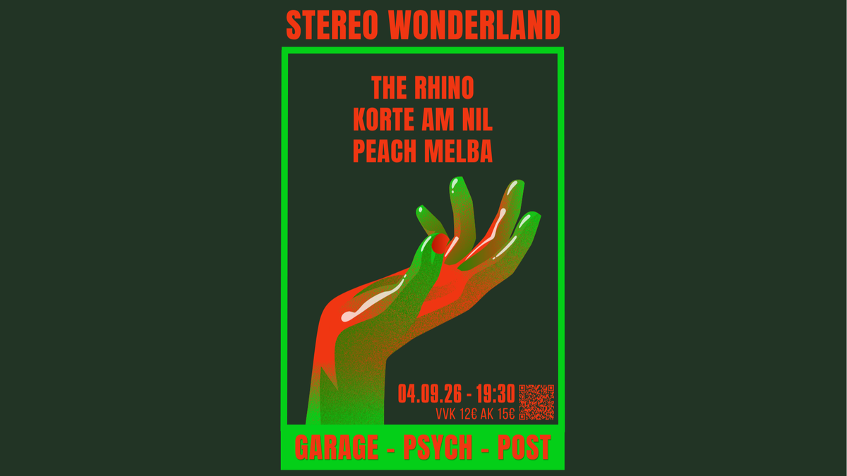 Titelbild der Veranstaltung The Rhino, Peach Melba und Korte am Nil