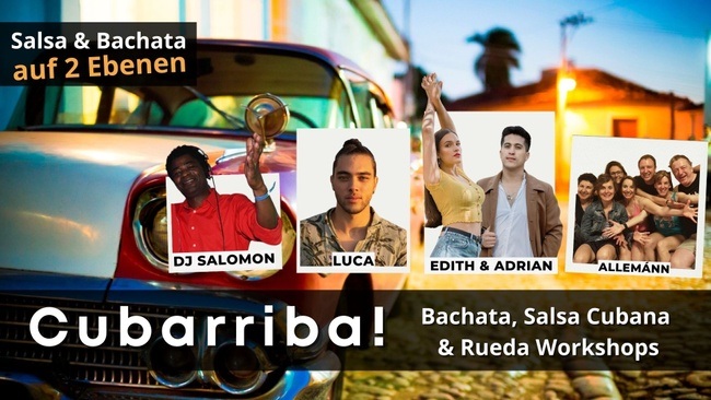 Salsa Cubana, Bachata & Rueda Workshops