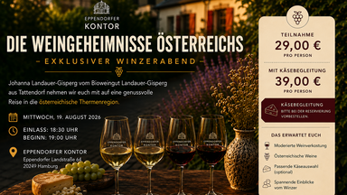Die Weingeheimnisse Österreichs – Exklusiver Winzerabend