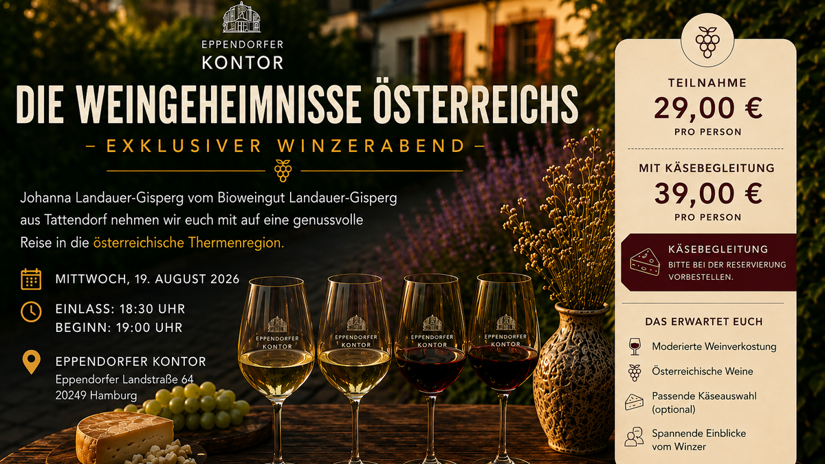Die Weingeheimnisse Österreichs – Exklusiver Winzerabend