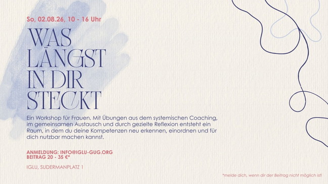Was längst in dir steckt - Ein Tagesworkshop für Frauen
