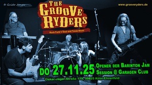 The Groove Ryders - Opener der Barinton Jam Session @ Garagen Club