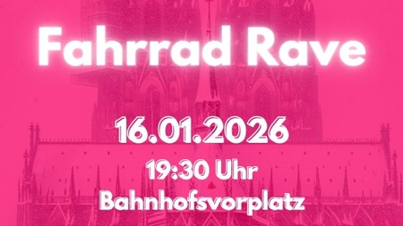 Fahrrad-Rave mit HOTBOI 2300 - Demo für bessere Radwege