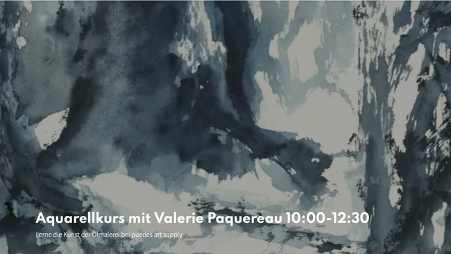 Aquarellkurs mit Valerie Paquereau 10:00-12:30
