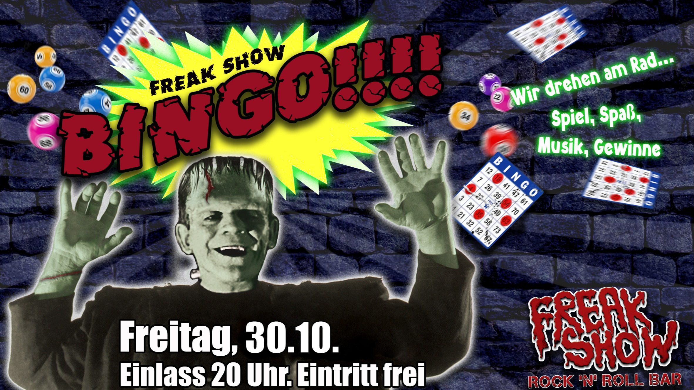 FREAK SHOW-BINGO