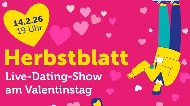 Herbstblatt - Live-Dating-Show