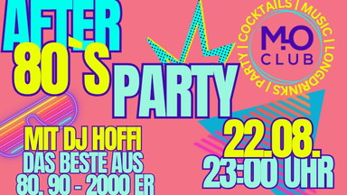 80´s After Party - Mo Club Augsburg