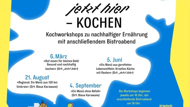 Ein Menü aus geretteten Lebensmitteln: Kreative Küche mit Resten (Kochworkshop mit Bistroabend)