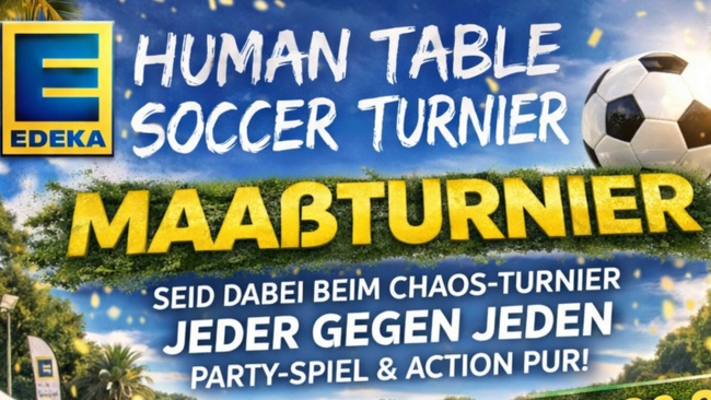 EDEKA Maaß Human Table Soccer Turnier 2026