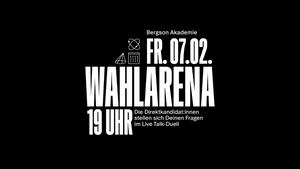 DIE BERGSON WAHLARENA – DIREKTKANDIDAT:INNEN IM LIVE TALK-DUELL CSU, FDP, Grüne und SPD stellen sich Deinen Fragen