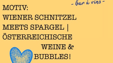 Pop-Up! Wiener schnitzel meets Spargel & österreichische Weine