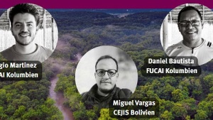 Die Verteidigung des Amazonas ist bedroht – im Gespräch mit Misereor-Projektpartnern aus Kolumbien und Bolivien (deutsch / español)