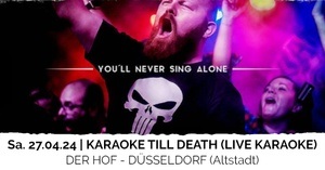 KARAOKE TILL DEATH – Liveband Karaoke Party