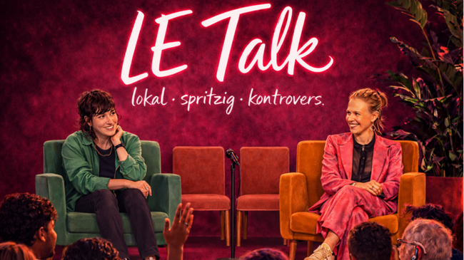 LE Talk - lokal, spritzig, kontrovers - im Biergarten des Ilses Erika