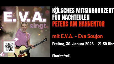 MitSingKunzät vür Naaksüüle, kostenloses Mitsingkonzert mit E.V.A.