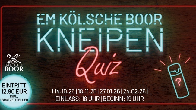 Kneipenquiz em Kölsche Boor