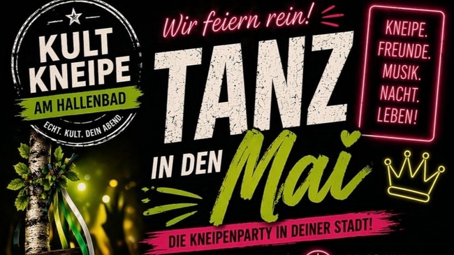 Tanz in den Mai-Party - Cocktails, Shots, Party