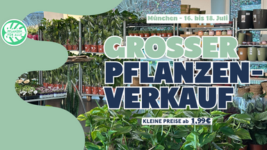 Großer Pflanzenverkauf - München