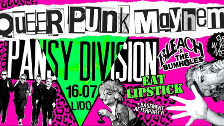 QUEER PUNK MAYHEM: PANSY DIVISION, EAT LIPSTICK & MORE