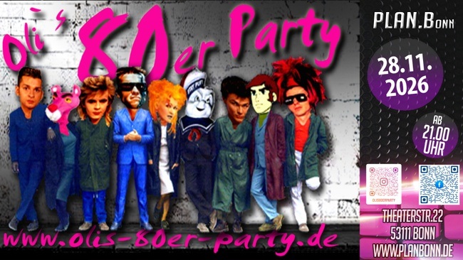 Olis 80er Party 28.11.2026