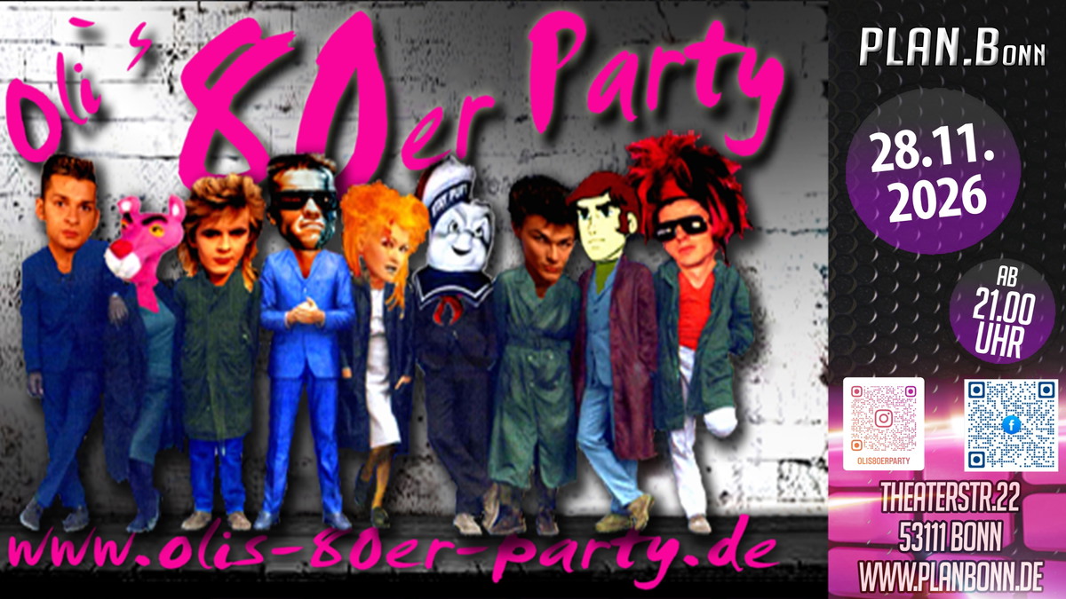 Olis 80er Party 28.11.2026
