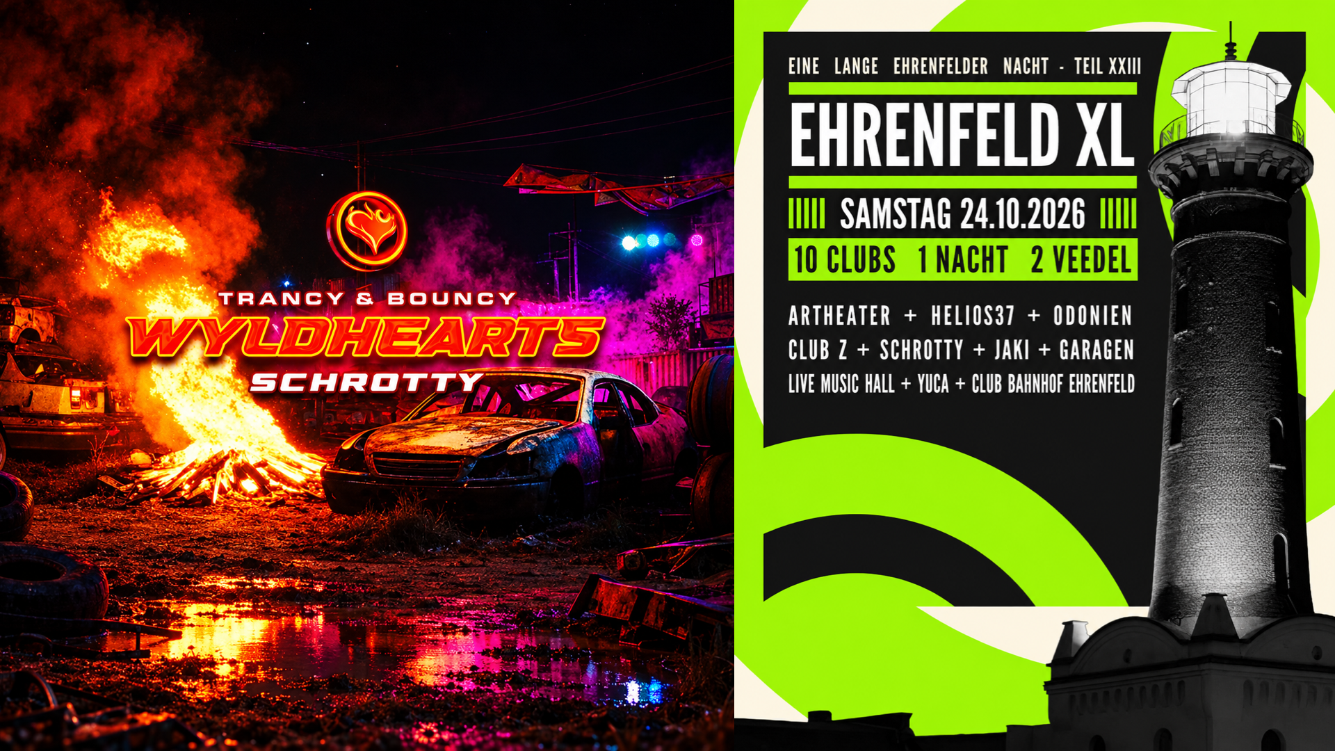 Schrotty – WyldHearts Showcase // Ehrenfeld XL – 10 Clubs, 1 Nacht, 2 Veedel