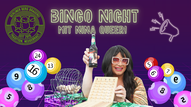 Bingo & Beer mit Nina Queer !