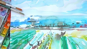 WATERCOLOR „landscape“