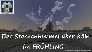 Der Sternenhimmel über Köln im Frühling