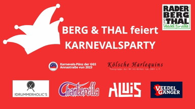 BERG & THAL feiert  -Karnevals-Party-