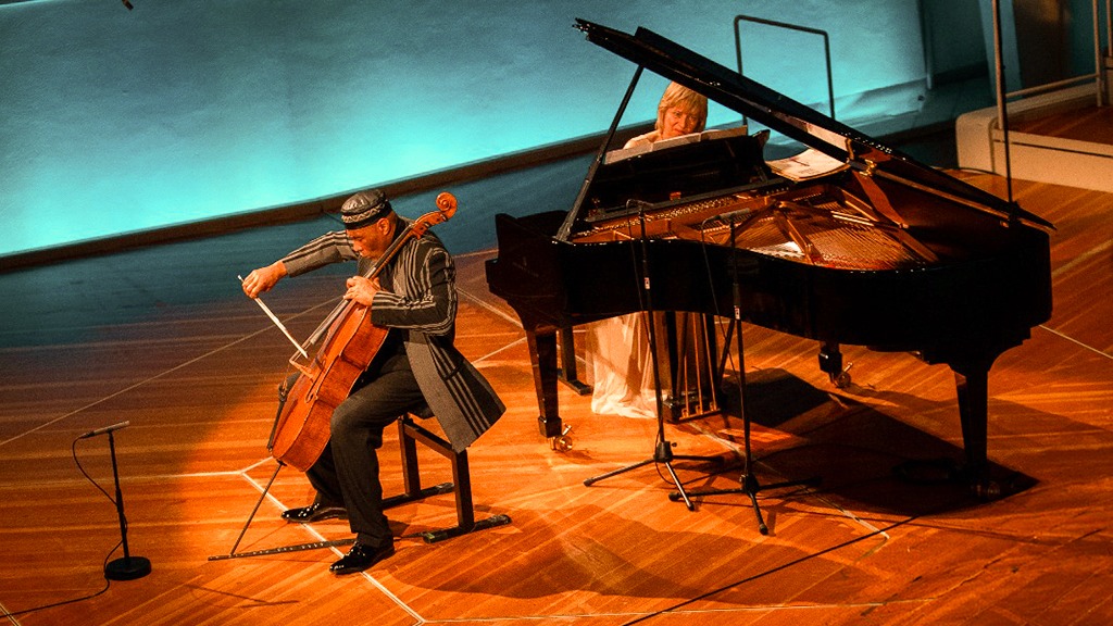 Musik verbindet – Duo Cello Capriccioso im Landtag Brandenburg