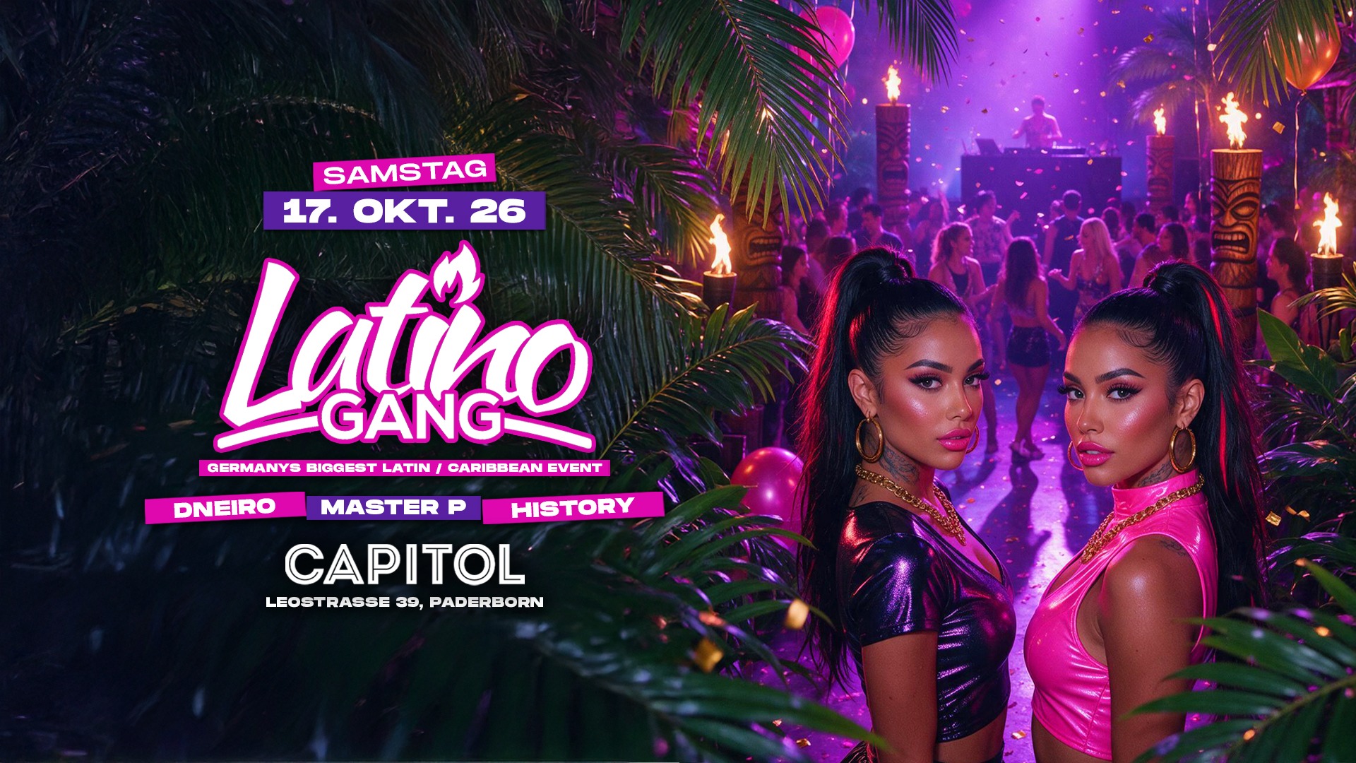 CAPITOL PADERBORN | LATINO GANG | GERMANYS BIGGEST LATIN / AFRO EVENT