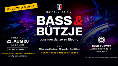 KG PONYHOF präsentiert: 🐴 BASS & BÜTZJE 🎧