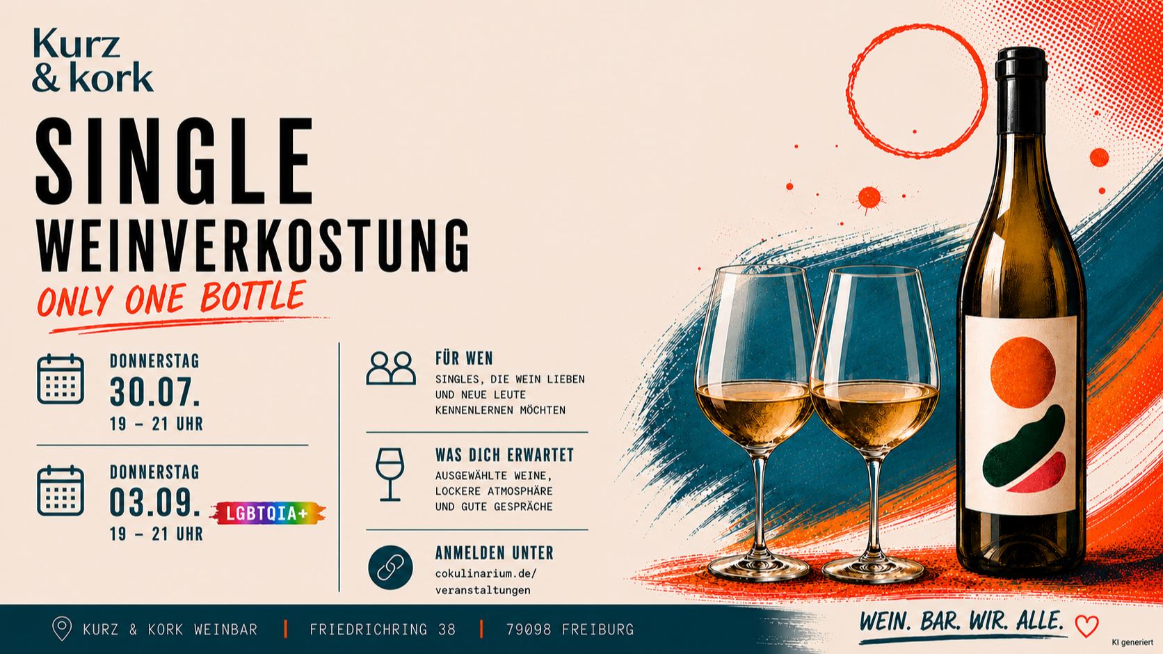 Single Weinverkostung - Only one bottle