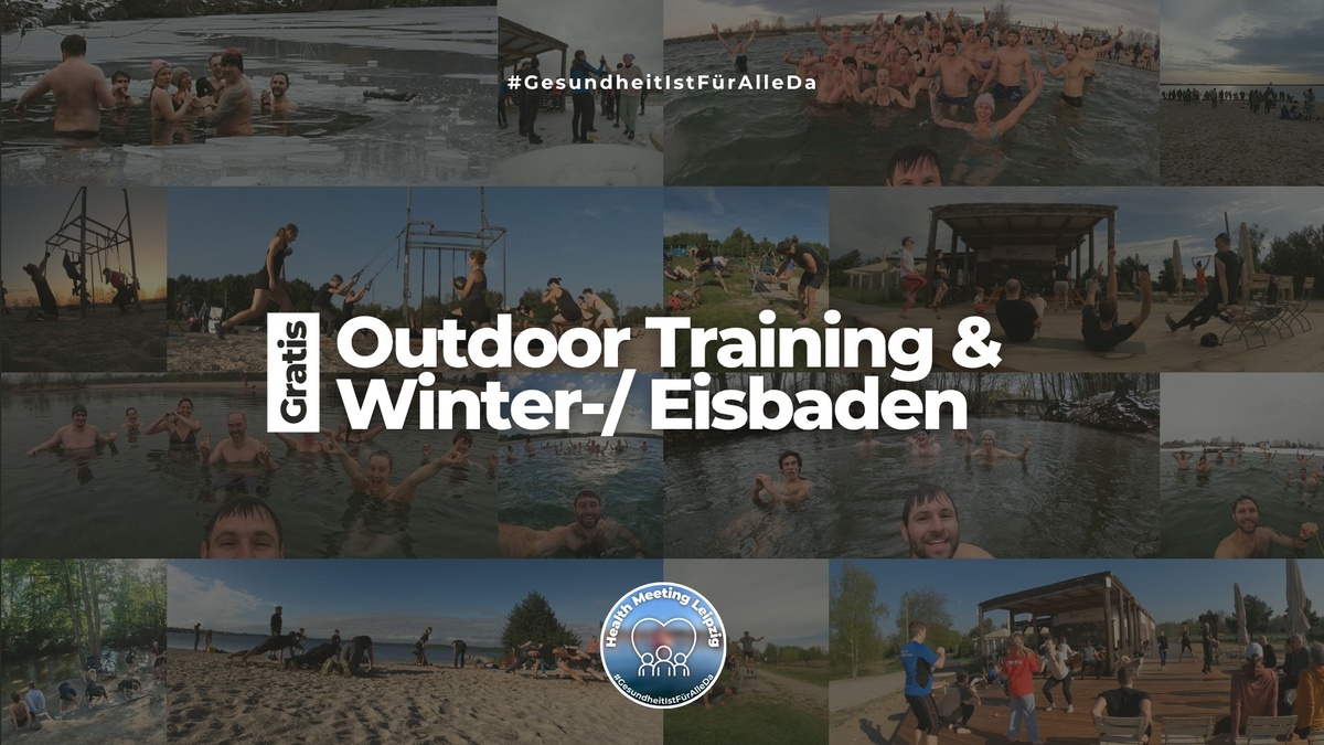 Kostenfreies Outdoor Training & Winterbaden am Cospudener See | Health Meeting Leipzig #GesundheitIstFürAlleDa