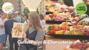 CoffeeArt - Malen mit Kaffee & Charcuterie Buffet