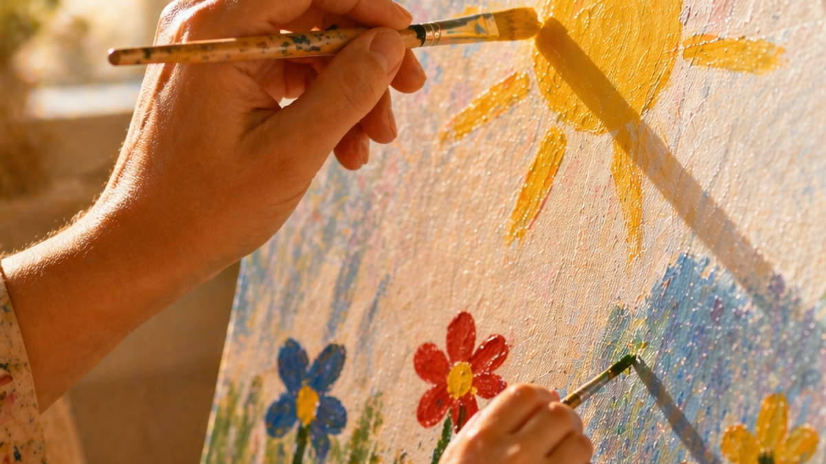 Malkurs für Kinder & Eltern in Köln – Acryl malen lernen (ab 4 Jahre)