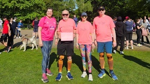 Pink Walk beim Volksgarten parkrun
