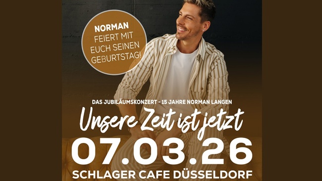 "15 JAHRE NORMAN LANGEN" Jubiläumskonzert | Norman Langen