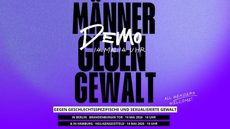 Männer Gegen Gewalt Demo
