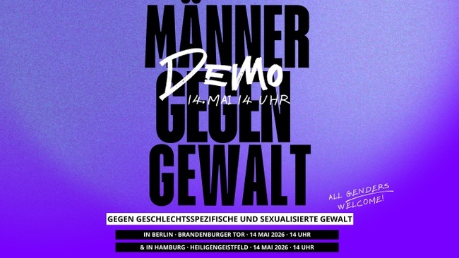 Männer Gegen Gewalt Demo