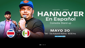Hannover en Español #1 - Show de comedia stand-up | de MEX, CR y PER