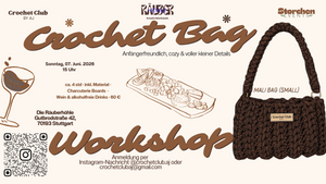Anfänger:innen Crochet Bag Workshop - Crochet, Charcuterie & Girl Time in Stuttgart