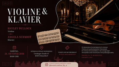 Violine & Klavier – Ein Abend voller Klang und Poesie
